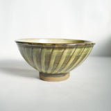 黒木昌伸窯 飯碗(刷毛目 緑)