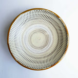 黒木昌伸窯 5寸皿(飛び鉋 白)