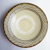 黒木昌伸窯 7寸皿(縁刷毛目 白)