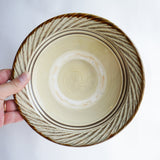 黒木昌伸窯 7寸皿(縁刷毛目 白)