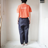 TRAVAIL MANUEL(トラバイユマニュアル)  C/Lデニム スラントリボンPTS(531013)