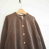 NATURAL LAUNDRY(ナチュラルランドリー) ラムケーブル ラグランカーディガン (7234K-004)