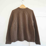 NATURAL LAUNDRY(ナチュラルランドリー) ラムケーブル ラグランカーディガン (7234K-004)