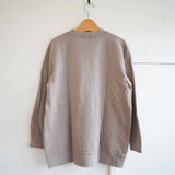 NATURAL LAUNDRY(ナチュラルランドリー) ミニ裏毛 フライアッププルオーバー(7235c-019)