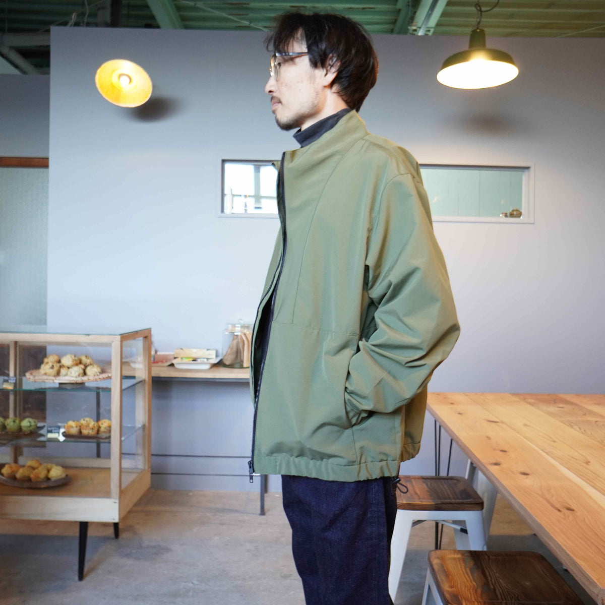 LAMOND（ラモンド）STAND NECK WIDE BLOUSON – Rico・リコ出張所