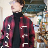 MASTER&CO(マスターアンドコー) OMBRE CHECK JACKET(RED)
