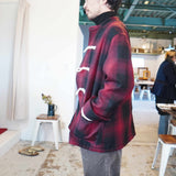 MASTER&CO(マスターアンドコー) OMBRE CHECK JACKET(RED)