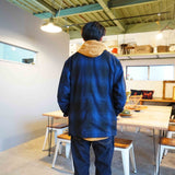MASTER&CO(マスターアンドコー) OMBRE CHECK JACKET(BLUE)