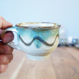 野はら屋 マグカップ (青 B)