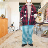 MASTER&CO(マスターアンドコー) OMBRE CHECK JACKET(RED)
