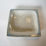 中嶋窯 5寸角皿(縁呉須)