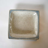 中嶋窯 5寸角皿(縁呉須)