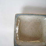 中嶋窯 5寸角皿(縁呉須)