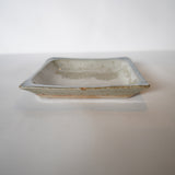 中嶋窯 5寸角皿(縁呉須)