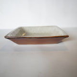 中嶋窯 6寸角皿(白)