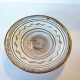 黒木昌伸窯 7寸深皿(縁飛び鉋 白)