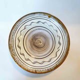 黒木昌伸窯 7寸深皿(縁飛び鉋 白)