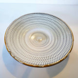 黒木昌伸窯 7寸皿(飛び鉋 白)