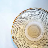 黒木昌伸窯 7寸皿(飛び鉋 白)