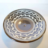 黒木昌伸窯 7寸皿(イッチン 白)