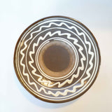 黒木昌伸窯 7寸皿(イッチン 白)