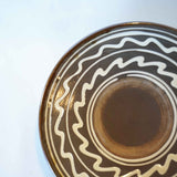 黒木昌伸窯 7寸皿(イッチン 白)