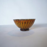黒木昌伸窯 飯碗(刷毛目 飴)