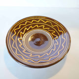 黒木昌伸窯 7寸皿(イッチン 飴)