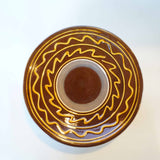 黒木昌伸窯 7寸皿(イッチン 飴)