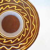 黒木昌伸窯 7寸皿(イッチン 飴)