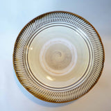 黒木昌伸窯 7寸皿(縁飛び鉋 白)