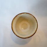 黒木昌伸窯 飯碗(刷毛目 飴)