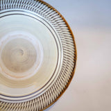 黒木昌伸窯 7寸皿(縁飛び鉋 白)