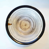 黒木昌伸窯 7寸深皿(飛び鉋 縁黒)