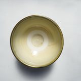 黒木昌伸窯 4寸飯碗(櫛書き緑)