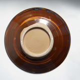 黒木昌伸窯 8寸皿(刷毛目 緑)