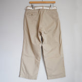 MASTER&CO(マスターアンドコー) CHINO LONG TROUSERS(ベージュ) mc076