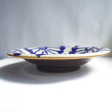 ノモ陶器製作所 8寸皿(唐草 コバルト)