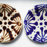 ノモ陶器製作所 8寸皿(唐草 飴)す