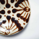 ノモ陶器製作所 8寸皿(唐草 飴)す