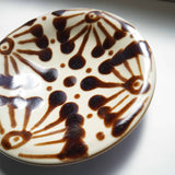 ノモ陶器製作所 8寸皿(唐草 飴)す