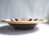 ノモ陶器製作所 8寸皿(唐草 飴)す