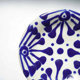 ノモ陶器製作所 8寸皿(唐草 コバルト)