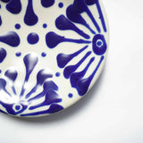 ノモ陶器製作所 8寸皿(唐草 コバルト)