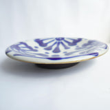 ノモ陶器製作所 7寸皿(コバルト)