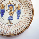 ノモ陶器製作所 8寸皿(エジプト紋 B)