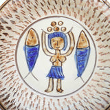 ノモ陶器製作所 8寸皿(エジプト紋 B)