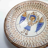 ノモ陶器製作所 8寸皿(エジプト紋 B)