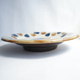 ノモ陶器製作所 8寸皿(エジプト紋 C 点打ち)