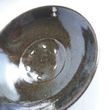 中嶋窯 7寸黒釉鉢